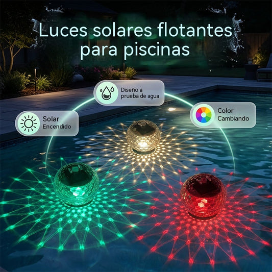 🔥Nuevo producto estrella❤️‍🔥Luces flotantes solares para piscina
