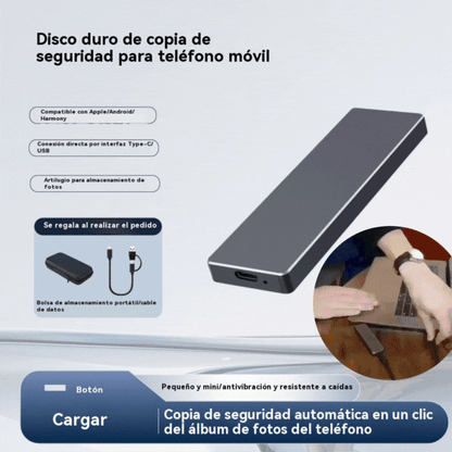 【8TB】⚡ Disco Duro USB 3.0 Multifuncional de Alta Velocidad | Transferencia Rápida, Gran Compatibilidad, Almacenamiento Sin Preocupaciones 💻📦
