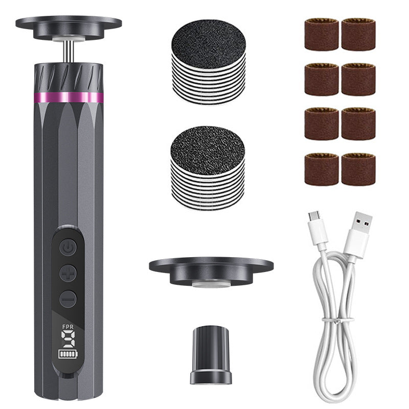 🦶 ¡OFERTA POR TIEMPO LIMITADO CON UN 50 % DE DESCUENTO! ⚡ Lima eléctrica recargable para pies: 9 velocidades, pantalla LCD, carga USB-C ✨