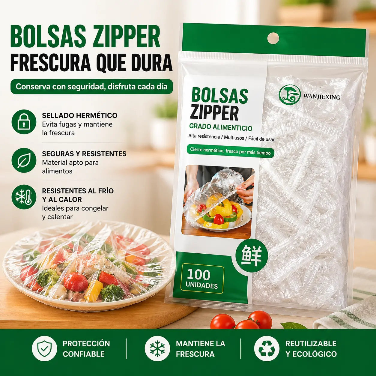 🔥Cuanto más compres, más ahorrarás🎁Tapas elásticas desechables para alimentos, aptas para cuencos y platos