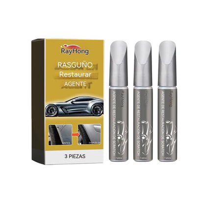 [3 piezas 23 euros] Lápiz mágico reparador de arañazos para coches: repara los arañazos de las llantas en minutos. Fórmula permanente que no gotea. Incluye capa protectora transparente. ✨🔧