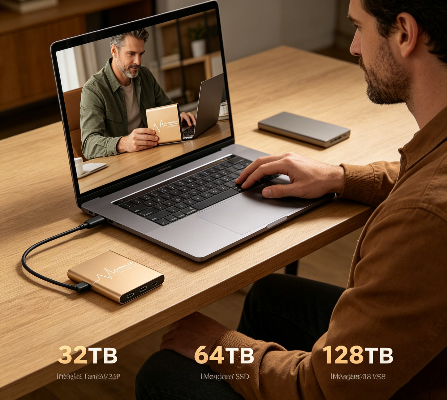 🎉【16TB/32TB/64TB/128TB】⚡Unidades de estado sólido portátiles de alta velocidad