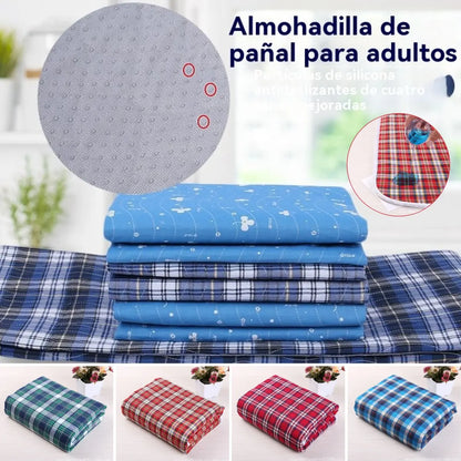 Almohadilla lavable y transpirable para el cuidado de pañales para adultos