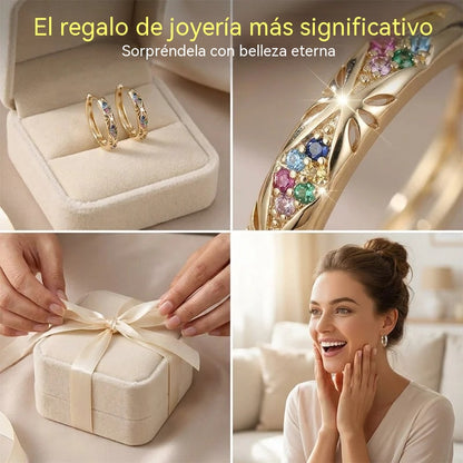 📢📢Compra 1 y llévate 2 gratis ⏰ Pendientes de aro huecos con circonita brillante