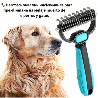 🐱🐕 【Compra uno y llévate otro gratis】Peine multifuncional 3 en 1 para pelo de mascotas, ideal para el cuidado del pelo de las mascotas.