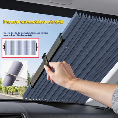 【46 cm】 Parasol y cortina aislante térmica para parabrisas General Motors, ajustable