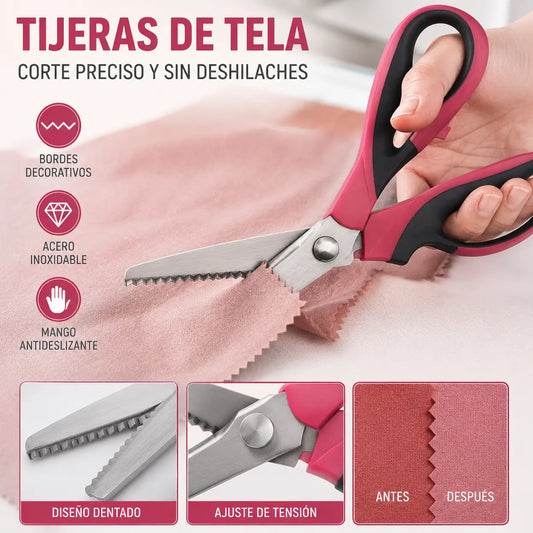 ✂️🧵Tijeras multifuncionales para manualidades, ¡crea encajes exquisitos fácilmente!