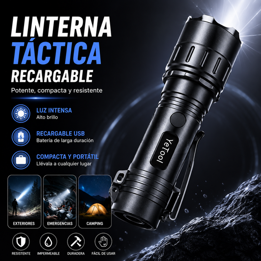 🎁🎁Linterna de autodefensa de arco 2 en 1