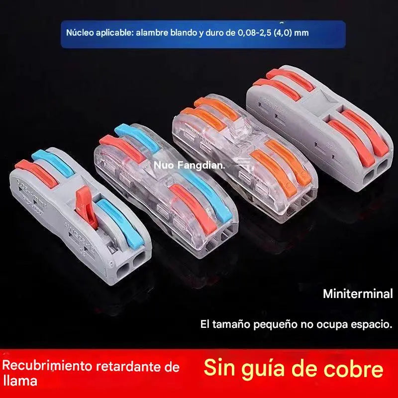 【30 piezas 25 euros】Conector de cable eléctrico multifuncional