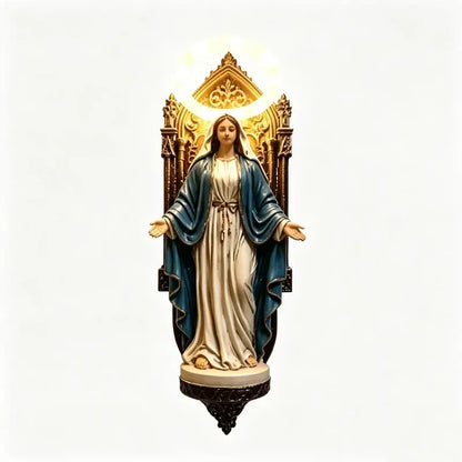 ✝️ Lámpara de Pared de Jesús y la Virgen María | Luz Cálida para un Hogar Lleno de Paz