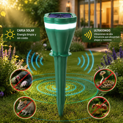 ☘️Producto en oferta - 50% de descuento ☘️ Repelente de animales solar e impermeable