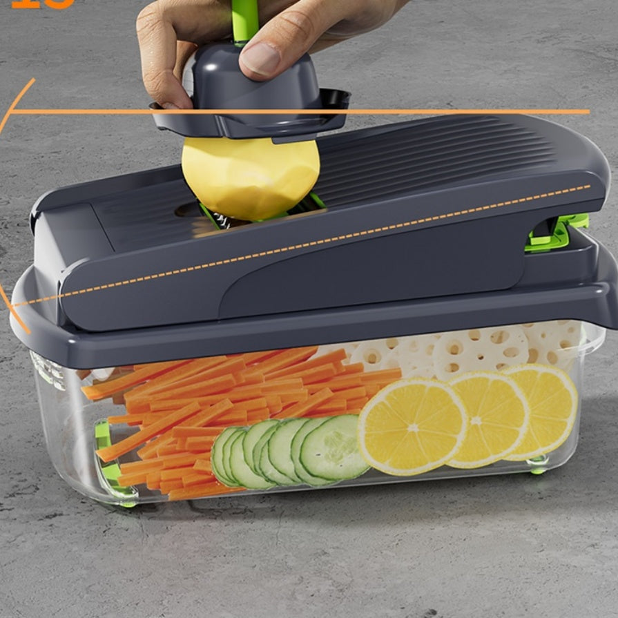 ✨✨Cortador y triturador de cocina multifuncional (para rebanar, desmenuzar y rallar)
