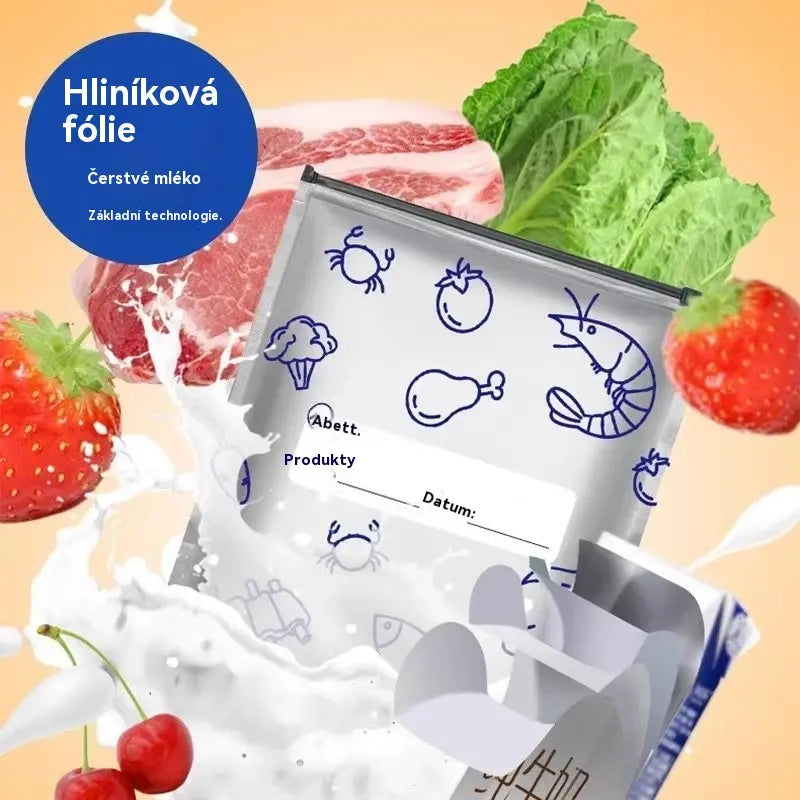 【30 sáčků】🔥🔥 antibakteriálních hliníkových sáčků, super snadno použitelných, pro zachování čerstvosti.💥