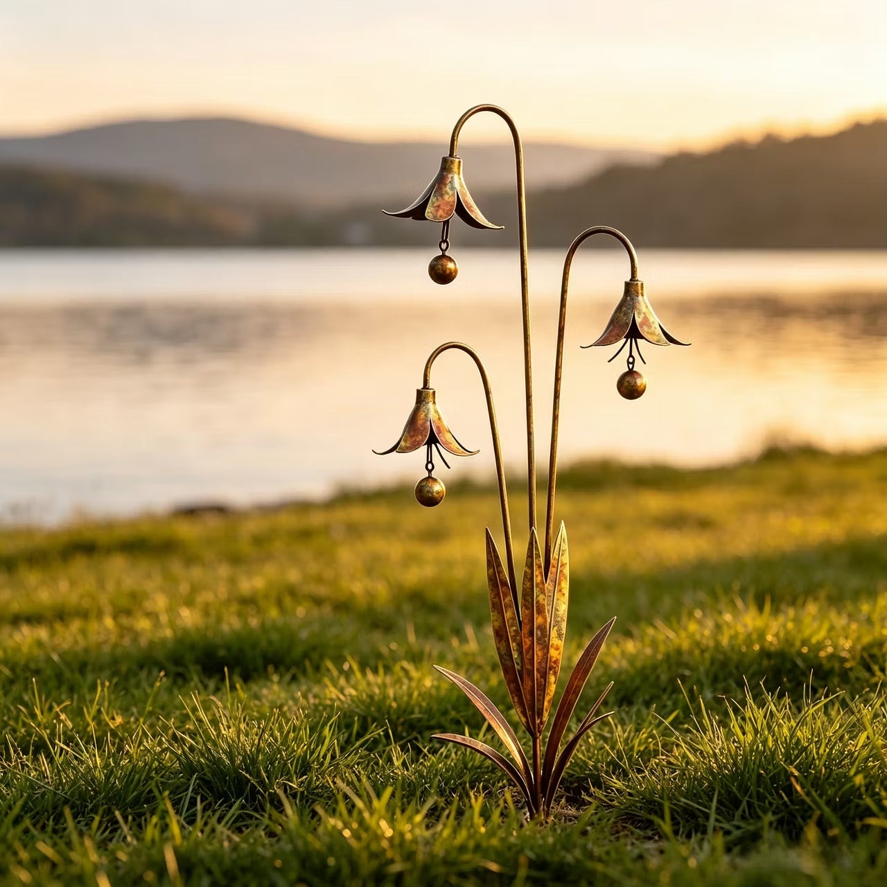 50%OFF🌸Triple Bluebells Garden Stake