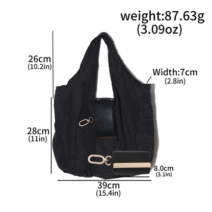 【1 pieza 26 euros】Nueva bolsa de compras para mujer de gran capacidad