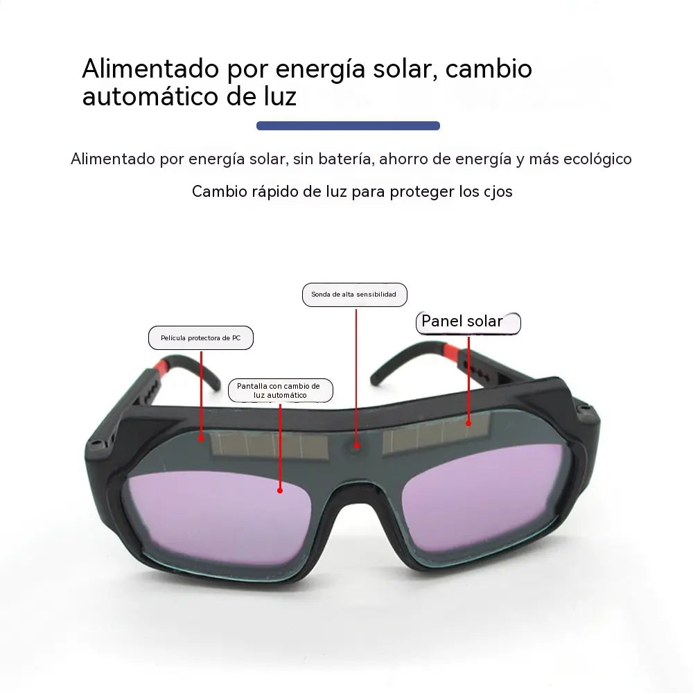 🥽Gafas de Soldadura con Oscurecimiento Automático ⚡ Energía Solar, Sin Carga