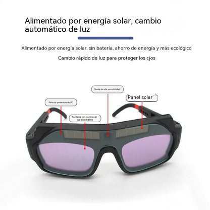 🥽Gafas de Soldadura con Oscurecimiento Automático ⚡ Energía Solar, Sin Carga