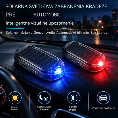 🔥Kúpte 1 a druhý získate zadarmo🔥🚗Kompaktné blikajúce LED svetlo proti krádeži na solárny pohon