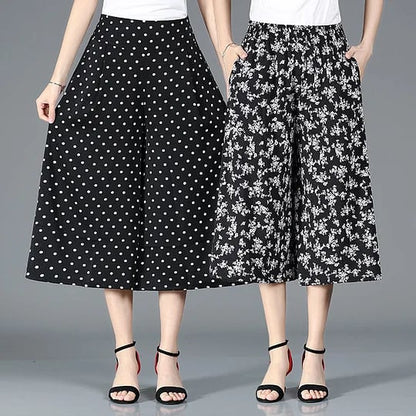 ❤️【M-5XL】Pantalones holgados estampados de cintura alta nuevos de 2026