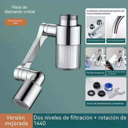 💥💥Nuevo tipo de grifo giratorio universal con filtro.