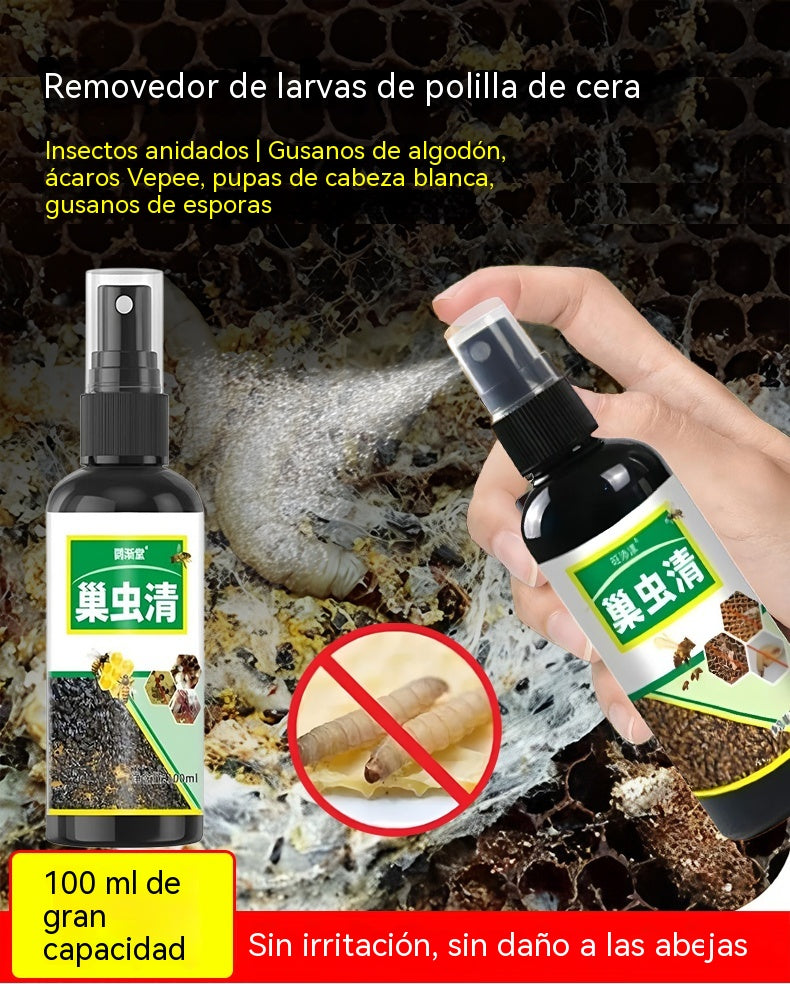 🐝【6 botellas】Spray natural contra la polilla de la cera 🌿 | Seguro y no tóxico — ✨ Con solo una ligera pulverización, garantizas la seguridad y la tranquilidad de tus abejas 💧