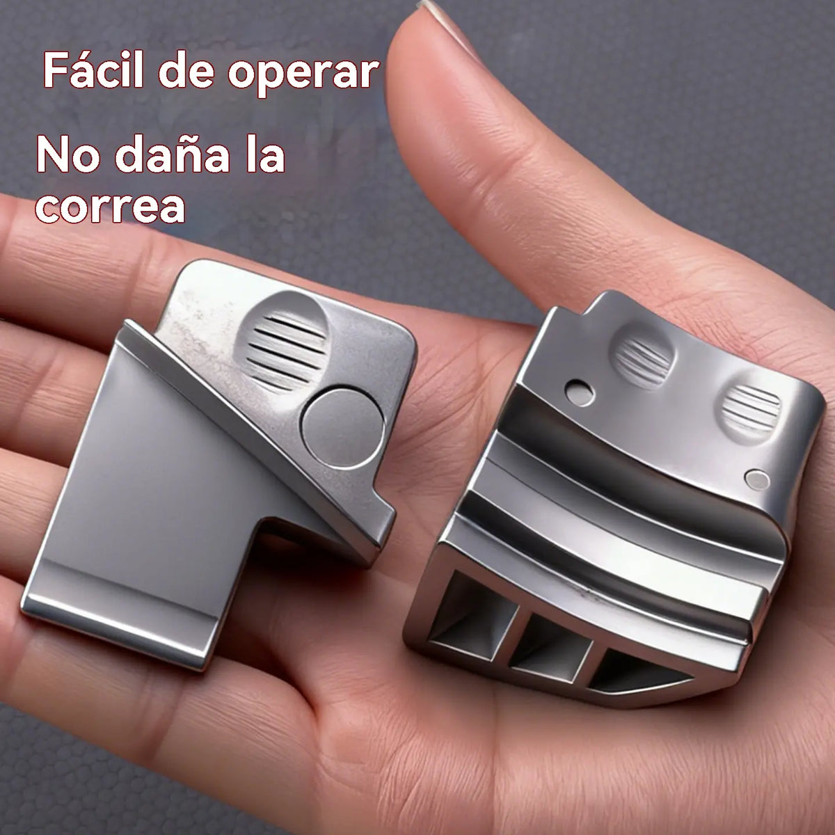 【Juego de 2 piezas】Herramienta de extracción e instalación de la correa del motor del automóvil, no daña la correa, está hecha de metal resistente y duradero.