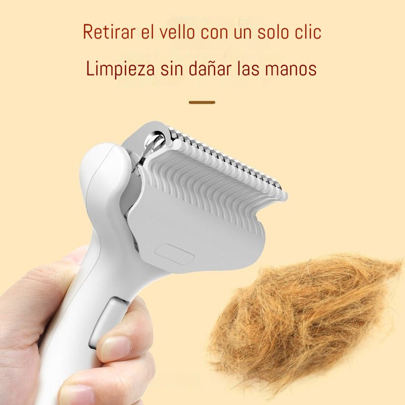 【Juego de 4 piezas】Solo 25 euros🐕🐈Peine desenredante para mascotas, para gatos y perros, para eliminar el pelo suelto.