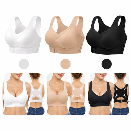 【✨Compra 1 y llévate 2 gratis - Paquete de 3】Ropa interior moldeadora para mujer, corrige la línea de la espalda💋