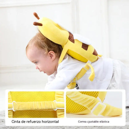 Almohadilla protectora para la cabeza de bebés y niños pequeños al caminar, anticolisión y anticaída.