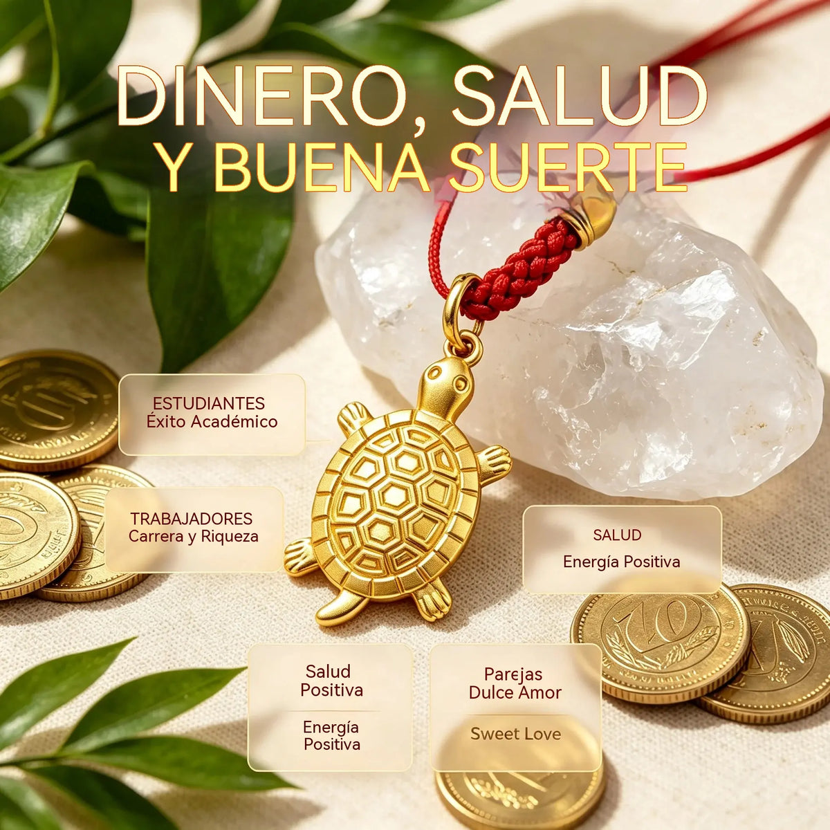 💫Amuleto de la Tortuga Dorada 2026: atrapa la suerte y nunca la suelta💫