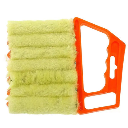 【2 pieza】Cepillo de limpieza de microfibra multifuncional —ideal para persianas, rejillas de aire acondicionado y rendijas— para eliminar el polvo sin esfuerzo.