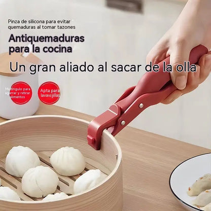2 artículos por 24 euros🍲✨Clip antideslizante de silicona, clip multifuncional anti-quemaduras