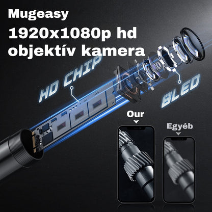 ‼️【5M】Csatlakoztasd és használd endoszkóp kamera – HD 1080p, IP67 vízálló és közvetlenül működik iPhone, Android és iPad készülékekkel