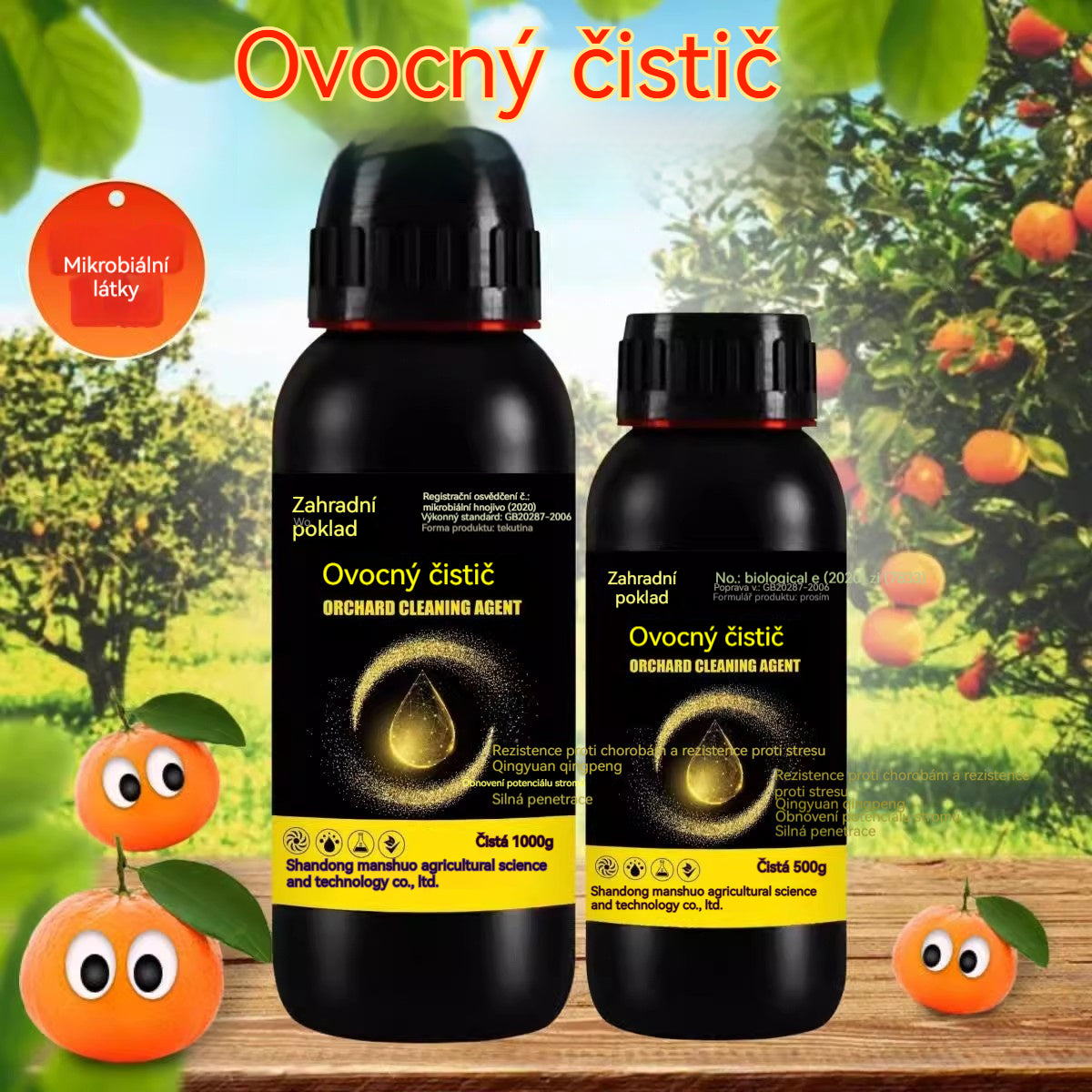 🍎 🍏🍑Limpiador de huertos - antibacteriano