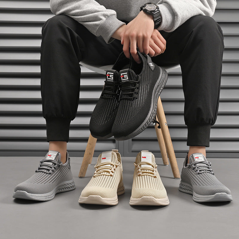 🔥🔥Gran oferta🔥👟【39-44】Zapatos casuales de moda antideslizantes de malla transpirable y cómodos para hombre