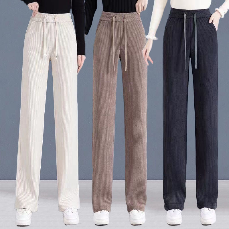 🔥👖【M-3XL】Nuevos pantalones elásticos sueltos para mujer【40-110KG】