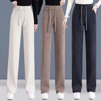 🔥👖【M-3XL】Nuevos pantalones elásticos sueltos para mujer【40-110KG】