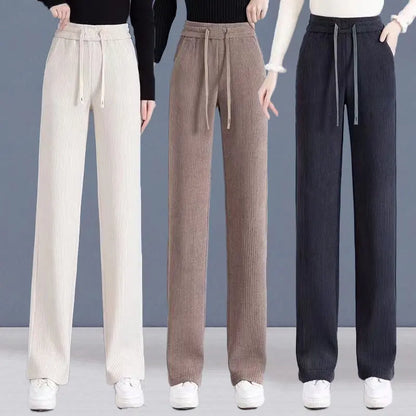 【M-3XL】【40-110KG】Nové dámske elastické voľné nohavice
