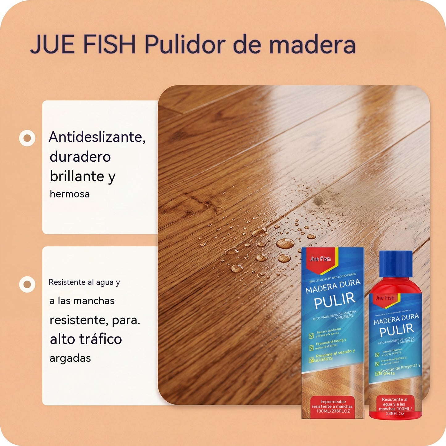 ¡Compra 1 y llévate 1 gratis! 🔥 Compuesto para pulir pisos de madera dura