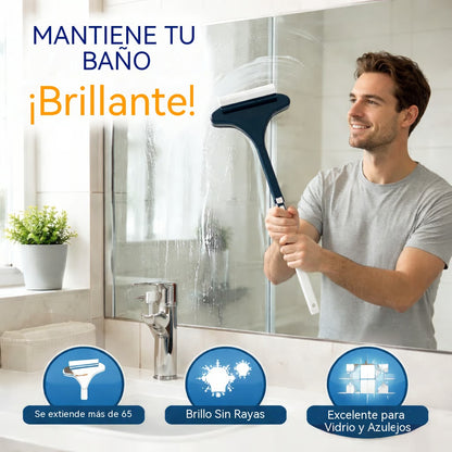 🧼50%OFF✨🧼 Cepillo de limpieza 2 en 1 para ventanas y superficies – Uso dual en seco y húmedo