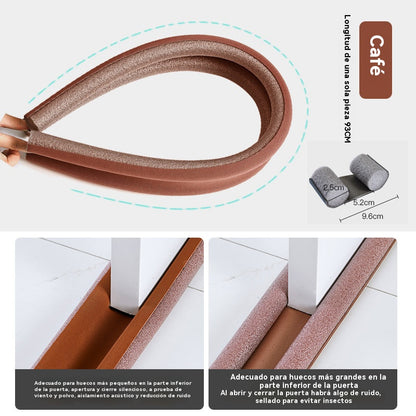[2 piezas 24 euros]Banda de sellado al vacío para puertas y partes inferiores, resistente al viento, aislante térmica y resistente al polvo💨