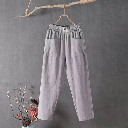 🌿🌈【Oferta por tiempo limitado】【M-4XL】Nuevos pantalones de pierna ancha para mujer, nuevos de la colección primavera 2026. Pantalones casuales cómodos.