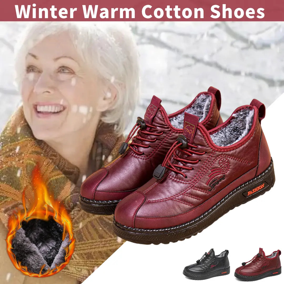 🔥【35-41】2026 Otoño e Invierno nuevas botas de cuero suave antideslizantes cálidas de cuero suave y terciopelo para mujer