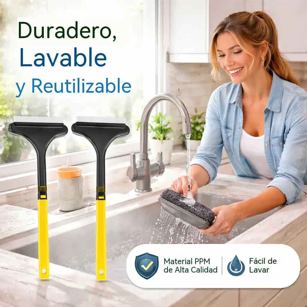 🧼Compra 1 y llévate 1 gratis✨Cepillo de limpieza multiusos 2 en 1✨Ayuda de limpieza eficaz