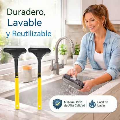 🧼Compra 1 y llévate 1 gratis✨Cepillo de limpieza multiusos 2 en 1✨Ayuda de limpieza eficaz