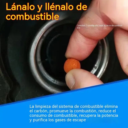 ⛽️🔥【60 cápsulas】Aditivo Limpiador de Combustible | Elimina Depósitos, Ahorra Gasolina, Mejora la Potencia y Limpia el Catalizador | Compatible con Diésel y Gasolina 🚗✨