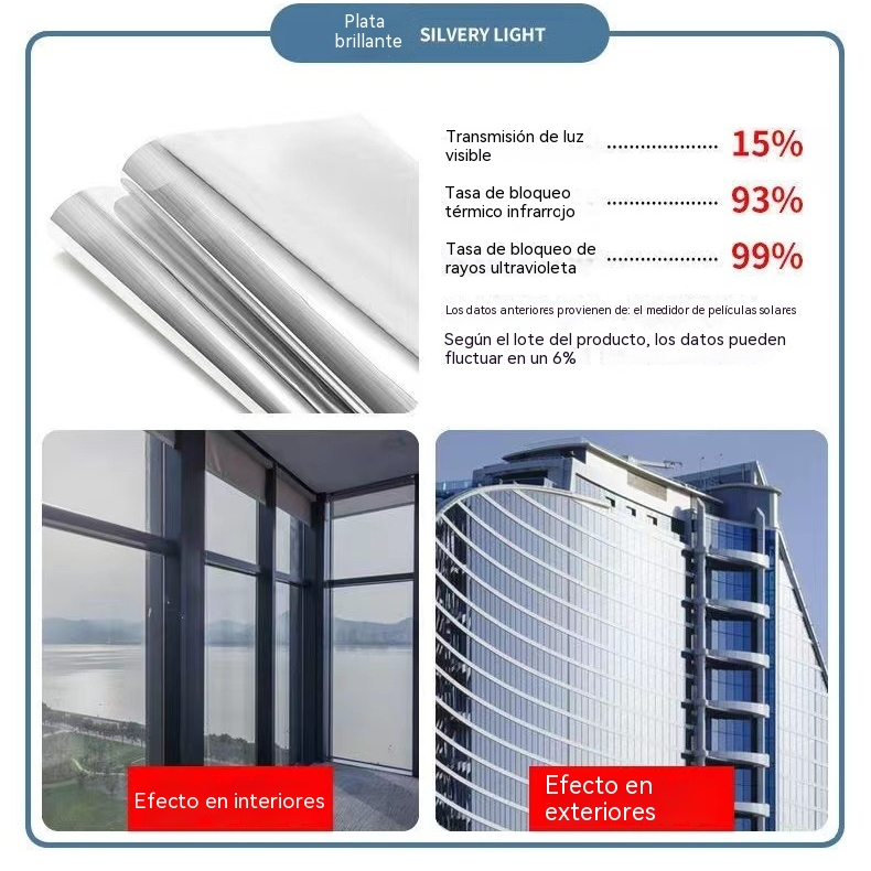 [150CM*200CM] ☀️ Lámina aislante térmica para privacidad – Protección UV, fácil aplicación y perfecta para el hogar y la oficina 🏠
