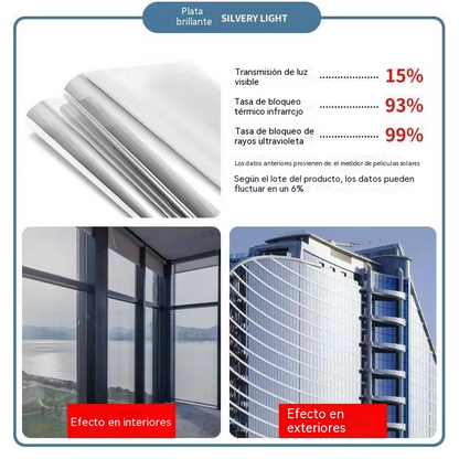 [150CM*200CM] ☀️ Lámina aislante térmica para privacidad – Protección UV, fácil aplicación y perfecta para el hogar y la oficina 🏠