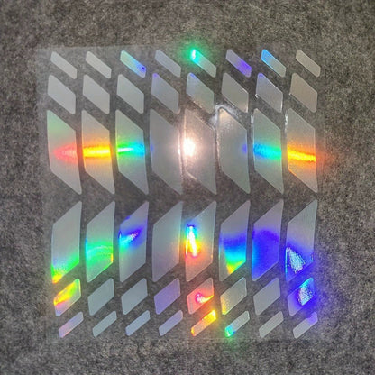 🚲【2 piezas】⚠Pegatinas reflectantes para ruedas de motocicleta