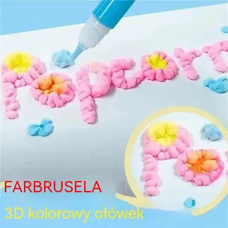 🎁【Kup 1, drugi gratis】Długopis do druku 3D dla dzieci: Rysowanie wypukłych wzorów z efektem popcornu (DIY)